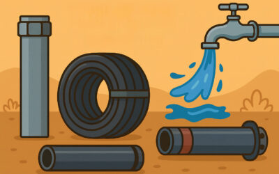 أنواع المواسير المستخدمة في شبكات المياه